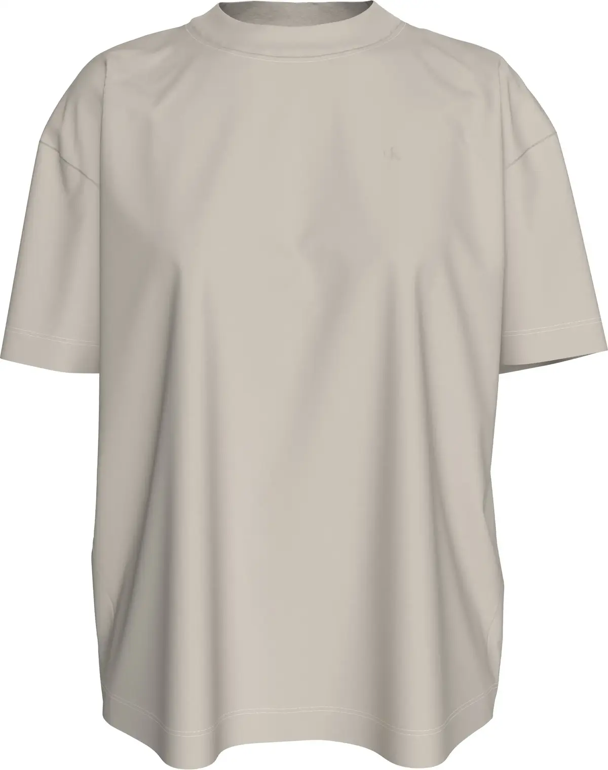 Calvin Klein BACK GRAPHIC BOYFRIE Erkek Bej T-Shirt