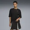Puma WARDROBE ESS Oversized Tee Siyah Kadın T-Shirt & Polo