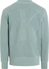 Calvin Klein BOLD WASHED APPLIQUE Erkek Yeşil Sweatshirt