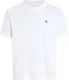 Calvin Klein SERIF FONT GRAPHIC T, YAF Beyaz Erkek T-Shirt & Polo