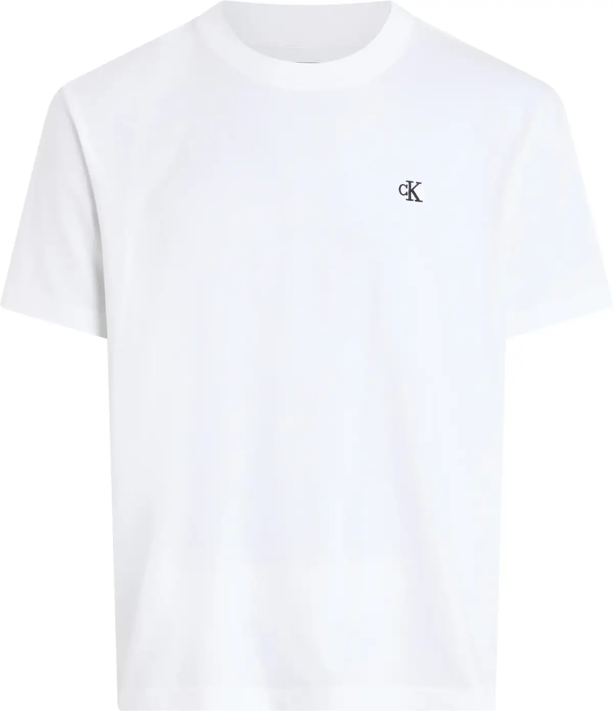 Calvin Klein SERIF FONT GRAPHIC T, YAF Beyaz Erkek T-Shirt & Polo