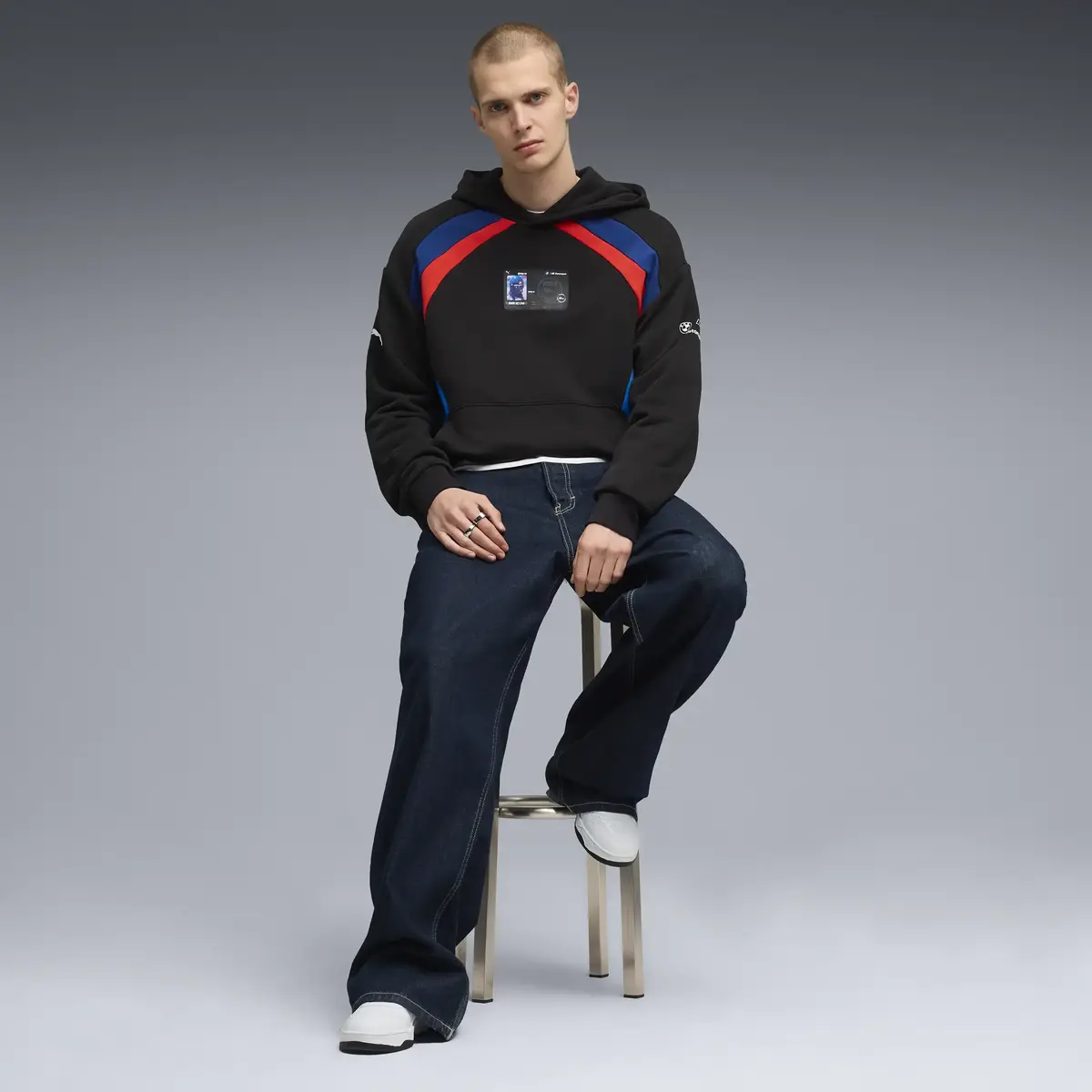 PUMA BMW MMS Lifestyle Hoodie Siyah Erkek Sweatshirt