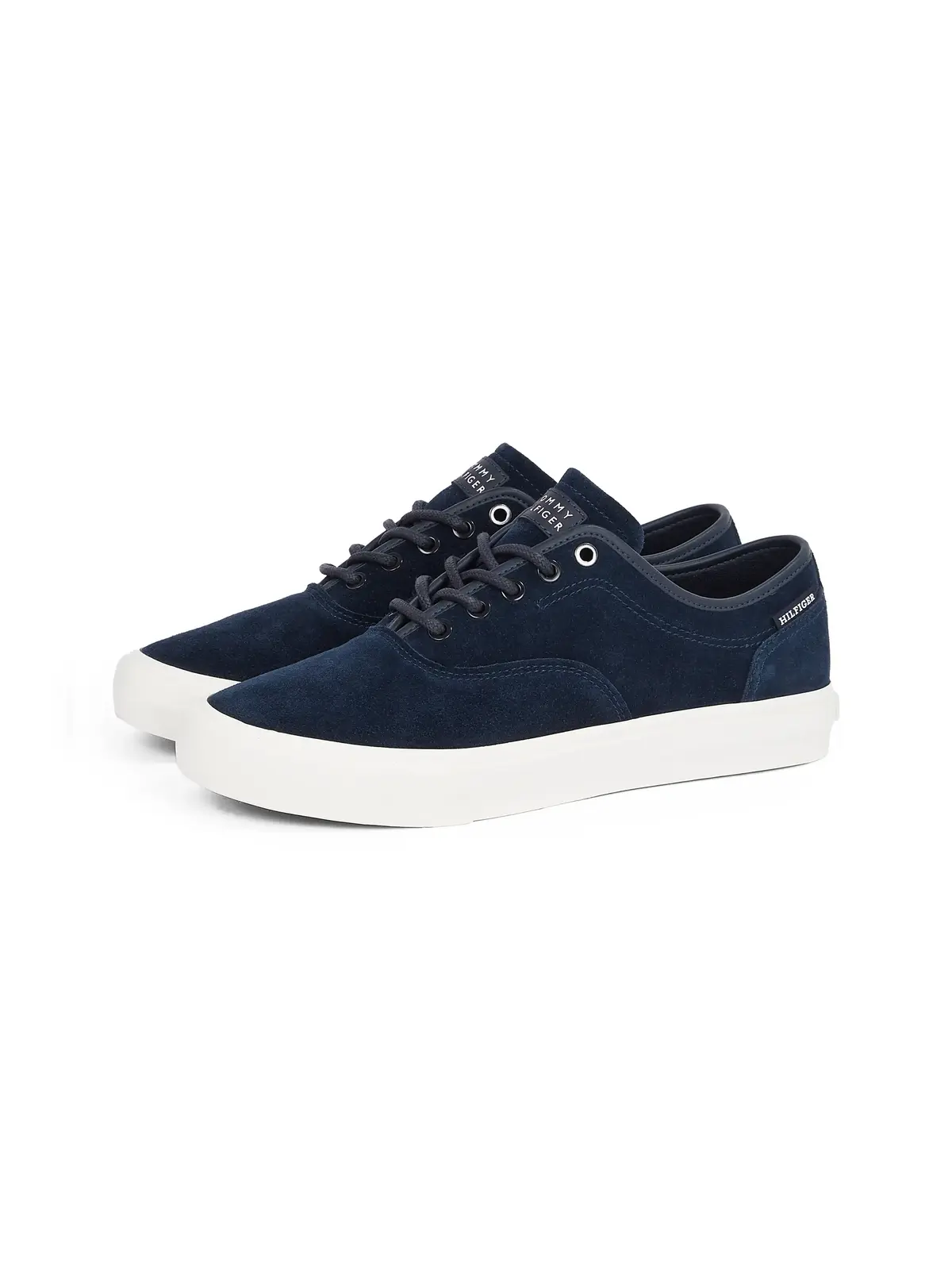 Tommy Hilfiger TH HI VULC LOW OXFOR Mavi Erkek Spor Ayakkabı & Sneaker