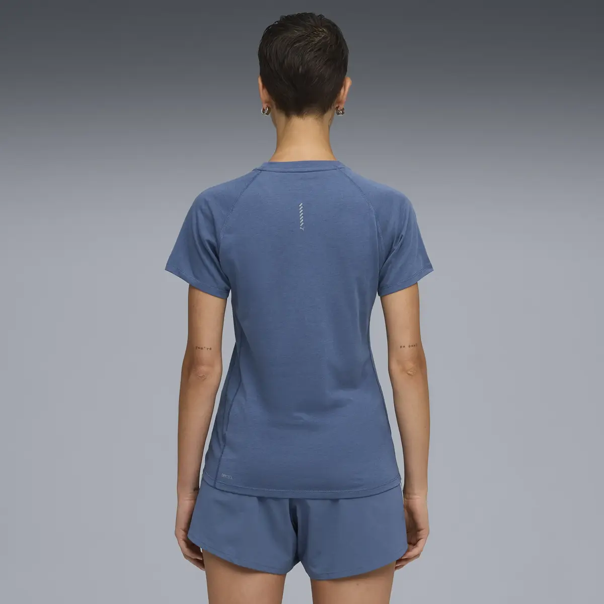 Puma RUN VELOCITY TEE TRI-BLEND Kadın T-Shirt & Polo