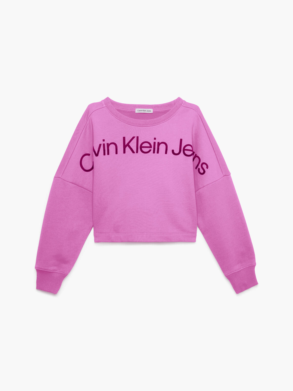 Calvin Klein HERO LOGO CN SWEATSH Kadın Pembe Sweatshirt