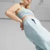 PUMA T7 High Waist Pants Turkuaz Kadın Eşofman Altı