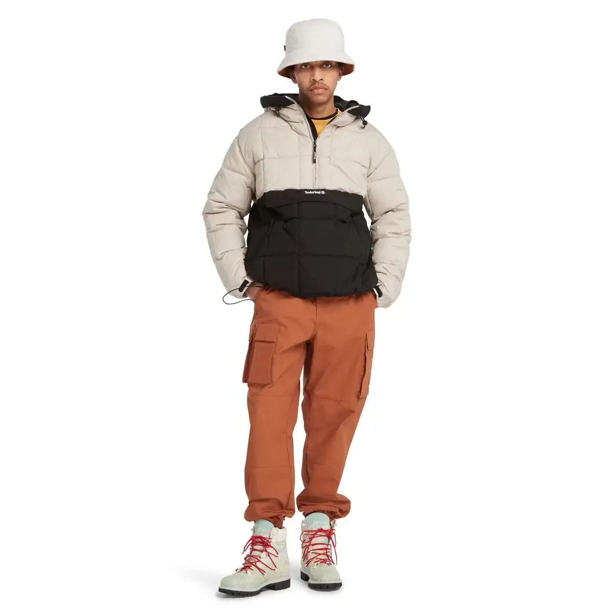 Timberland Pullover Puffer Jacket Siyah Erkek Mont