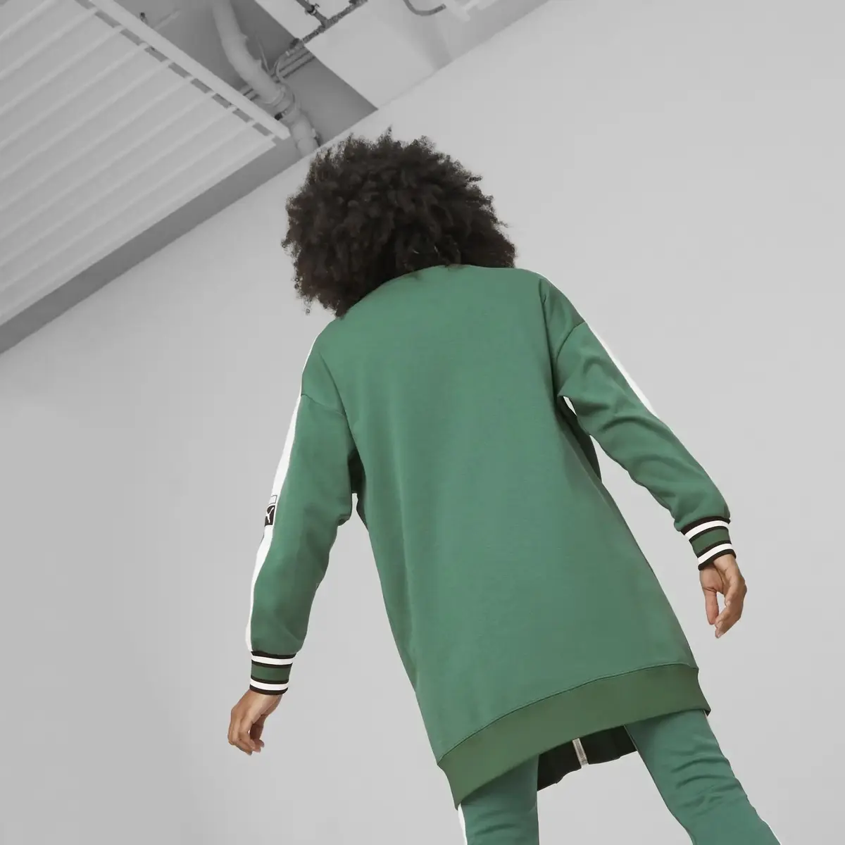 Puma T7 ARCHIVE REMASTERED Track Jacket Yeşil Kadın Fermuarlı Sweatshirt