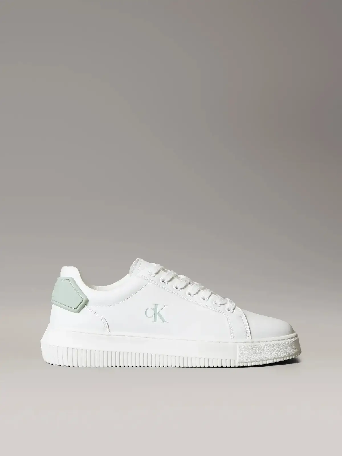 Calvin Klein CHUNKY CUPSOLE RU PATCH LTH Beyaz Erkek Günlük Spor Ayakkabı