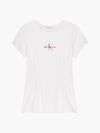 Calvin Klein MONOGRAM GRADIENT T- Kadın Krem T-Shirt