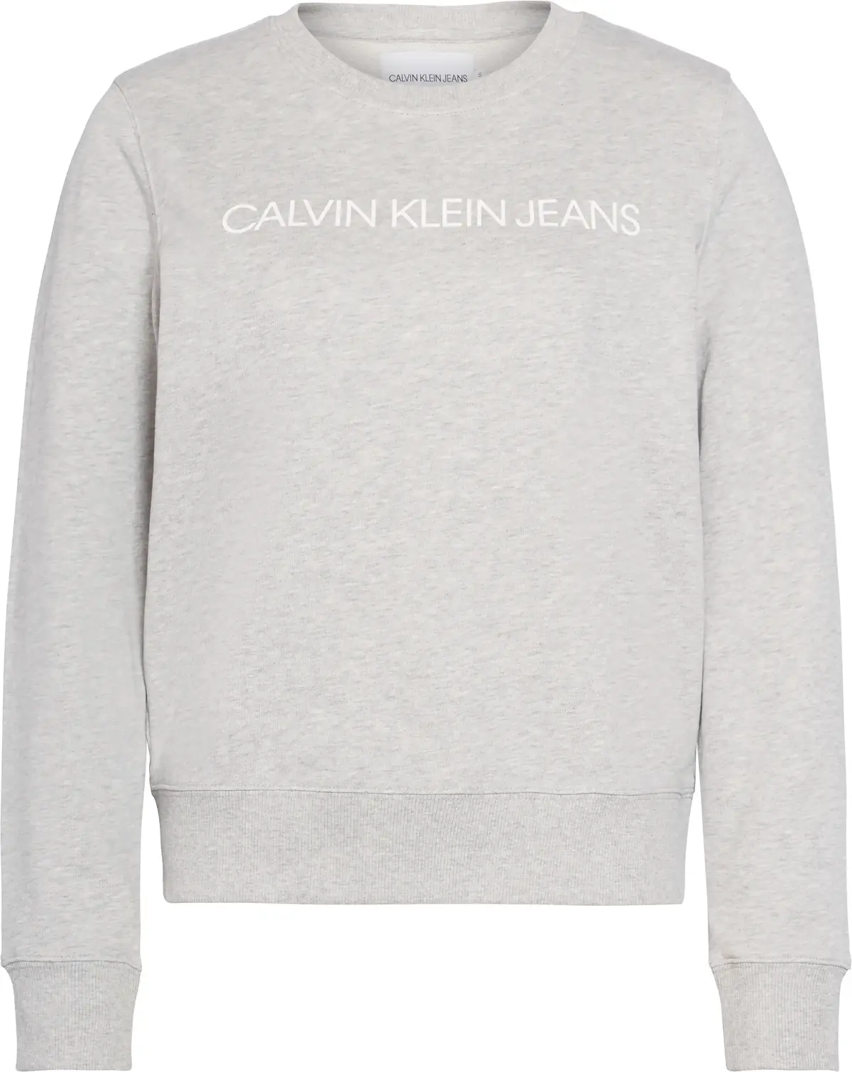 Calvin Klein INSTITUTIONAL CORE L Kadın Gri Sweatshirt