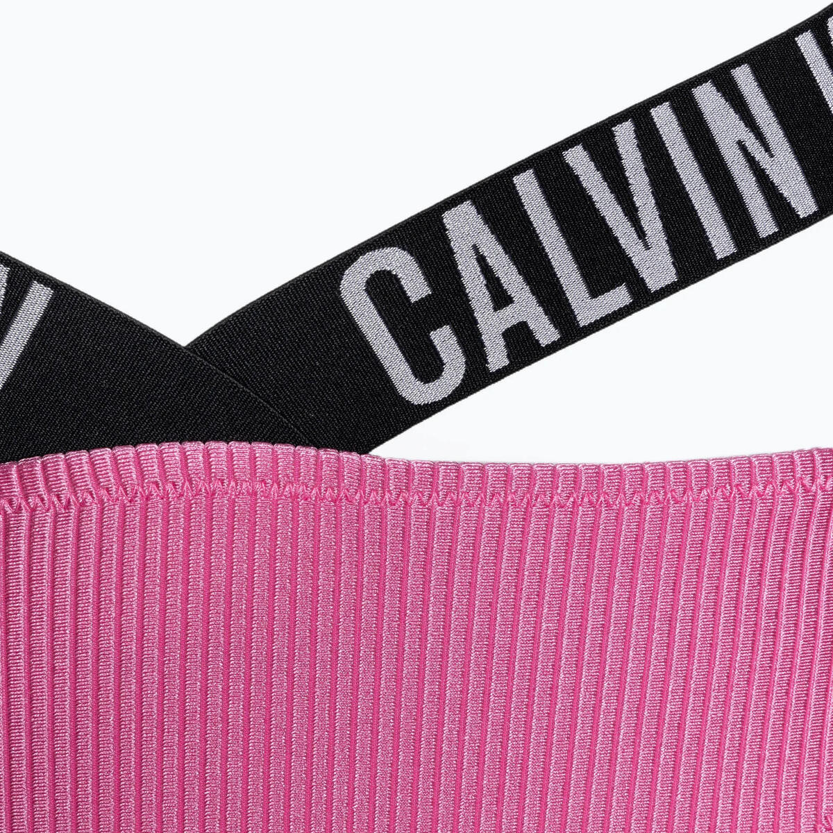 Calvin Klein HIGH LEG CHEEKY BIKI, TOZ Pembe Kadın Bikini Altı