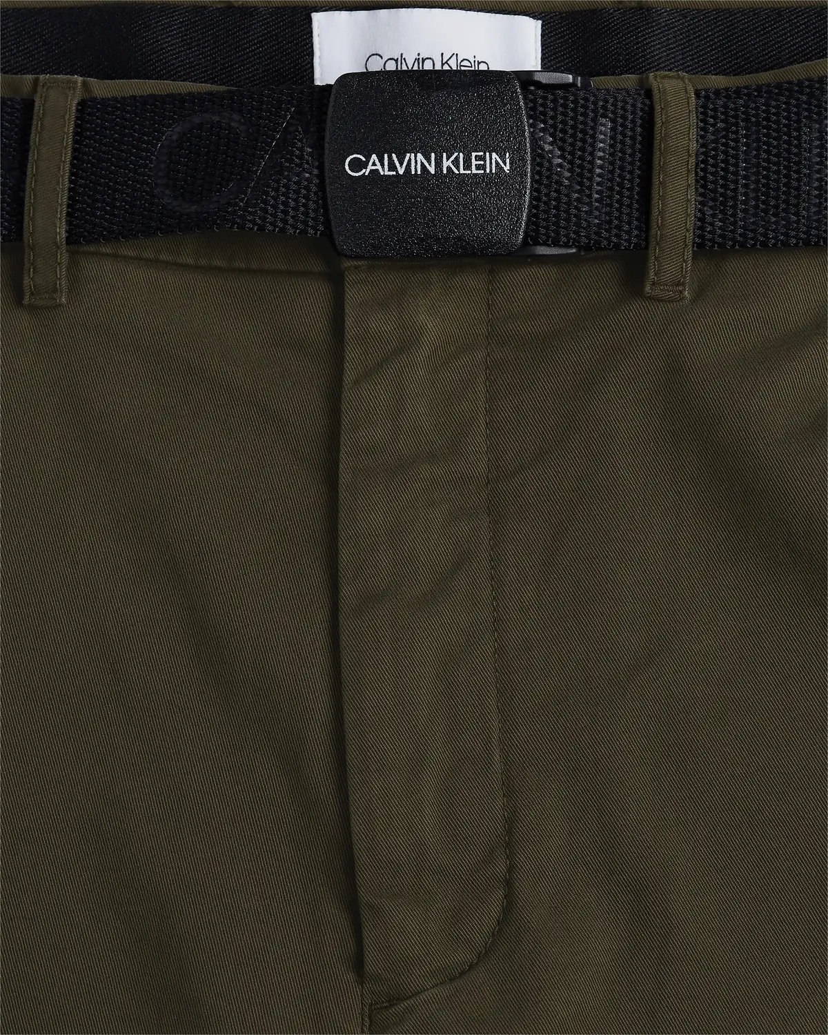 Calvin Klein SLIM FIT GARMENT DYE Erkek Kahverengi Chino