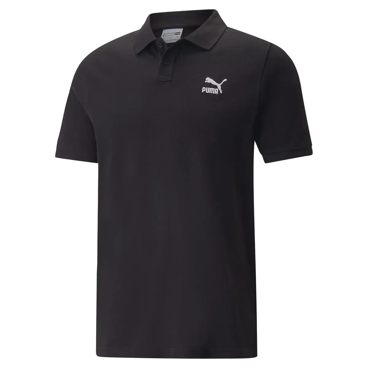 Puma CLASSICS Polo Siyah Erkek/Unisex Polo Yaka T-Shirt
