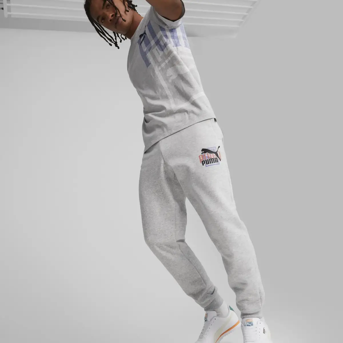 Puma CLASSICS GEN. Sweatpants FL Light Gri Erkek/Unisex Eşofman Altı