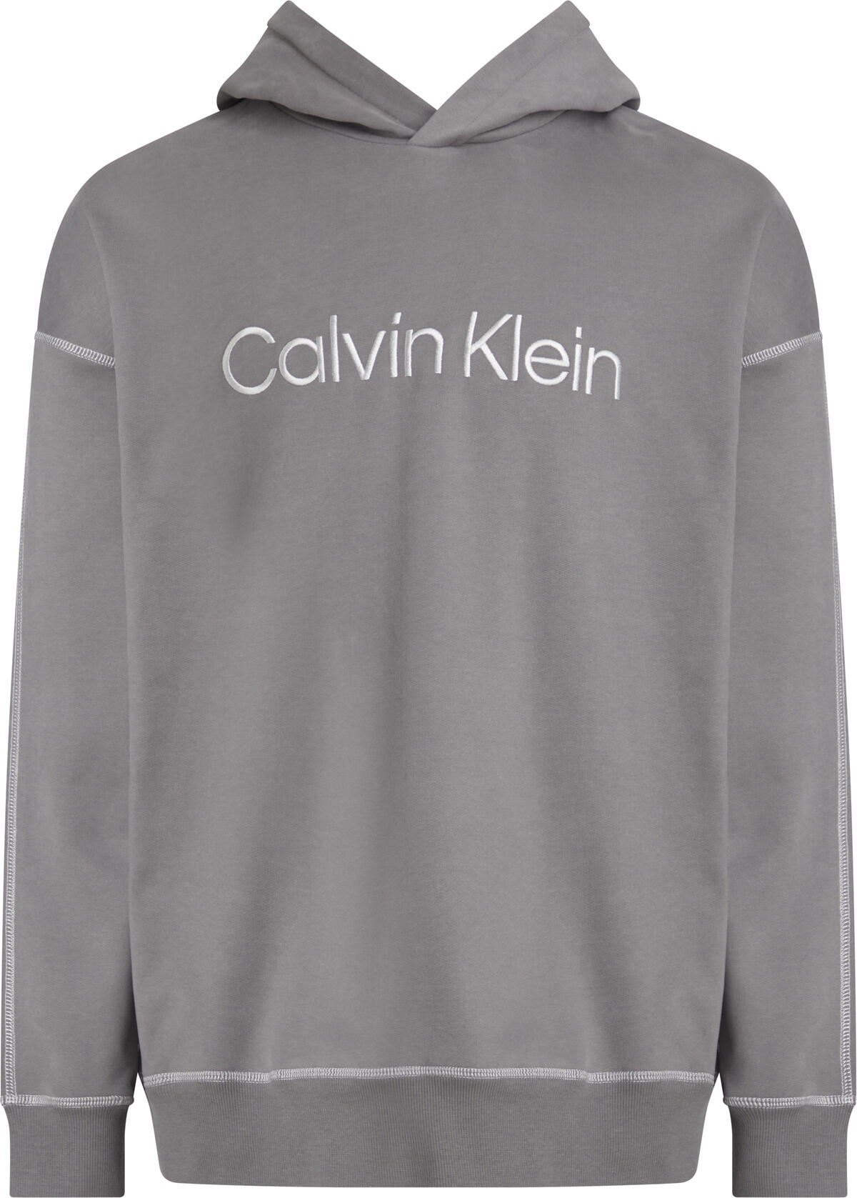 Calvin Klein L/S HOODIE Erkek Gri Hoodie
