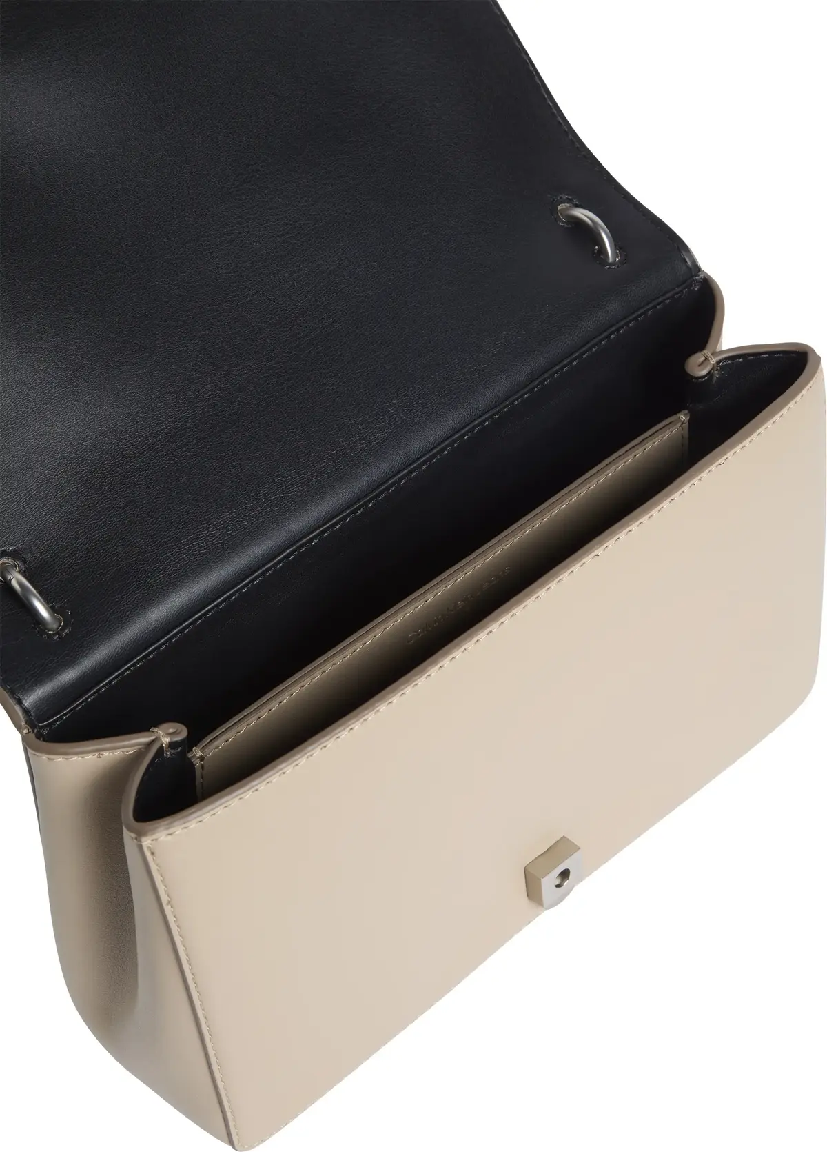 Calvin Klein SCULPTED EW FLAP25 S, PBF Bej Kadın Çanta & Cüzdan