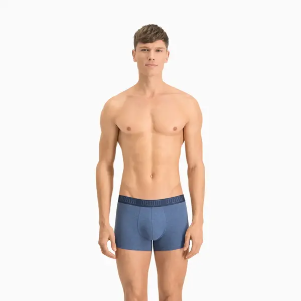 Puma PUMA BASIC TRUNK 2P denim Mavi Erkek 2'li Boxer
