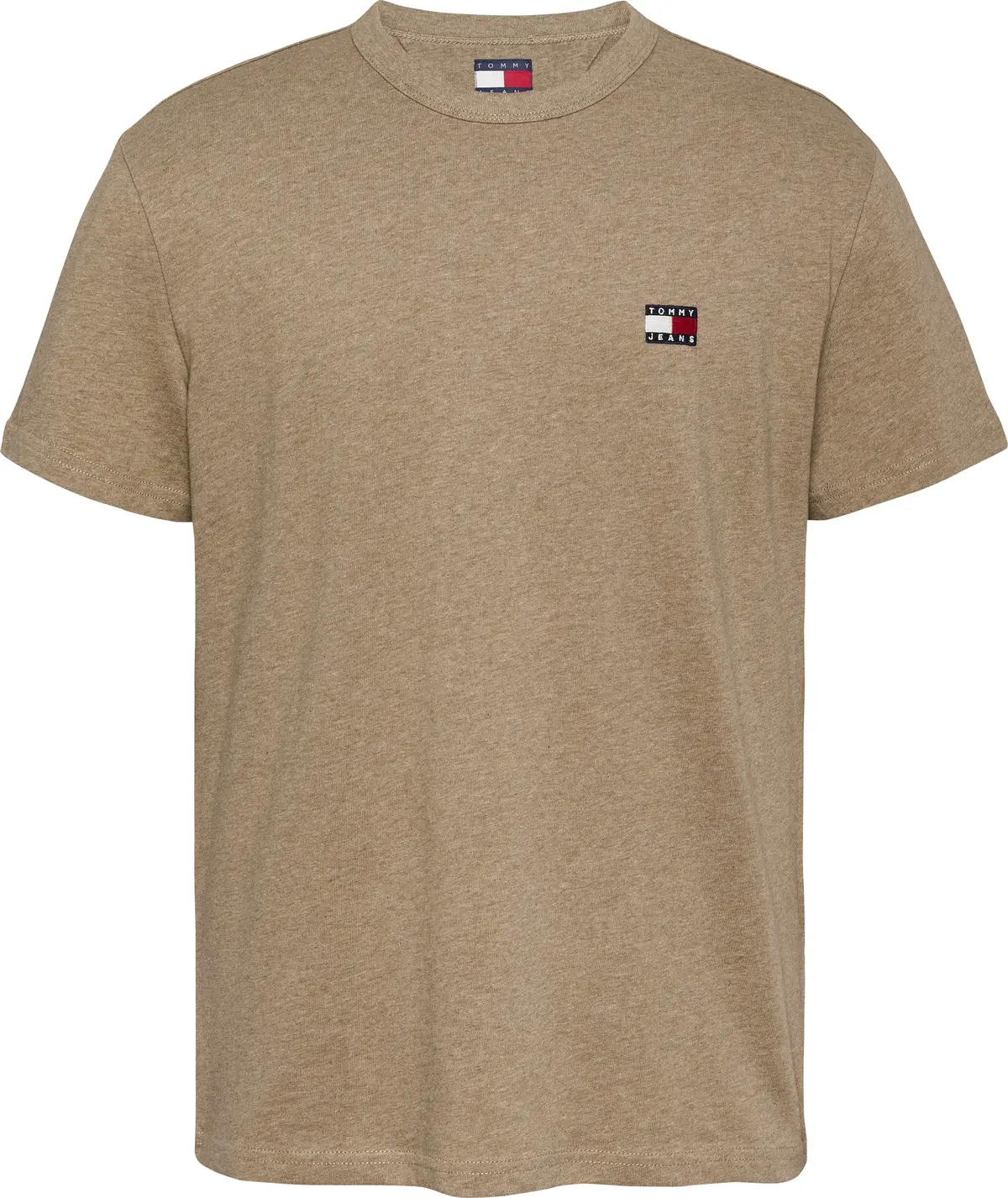 Tommy Hilfiger TJM REG BADGE TEE EX, HEF Kahverengi Erkek T-Shirt & Polo