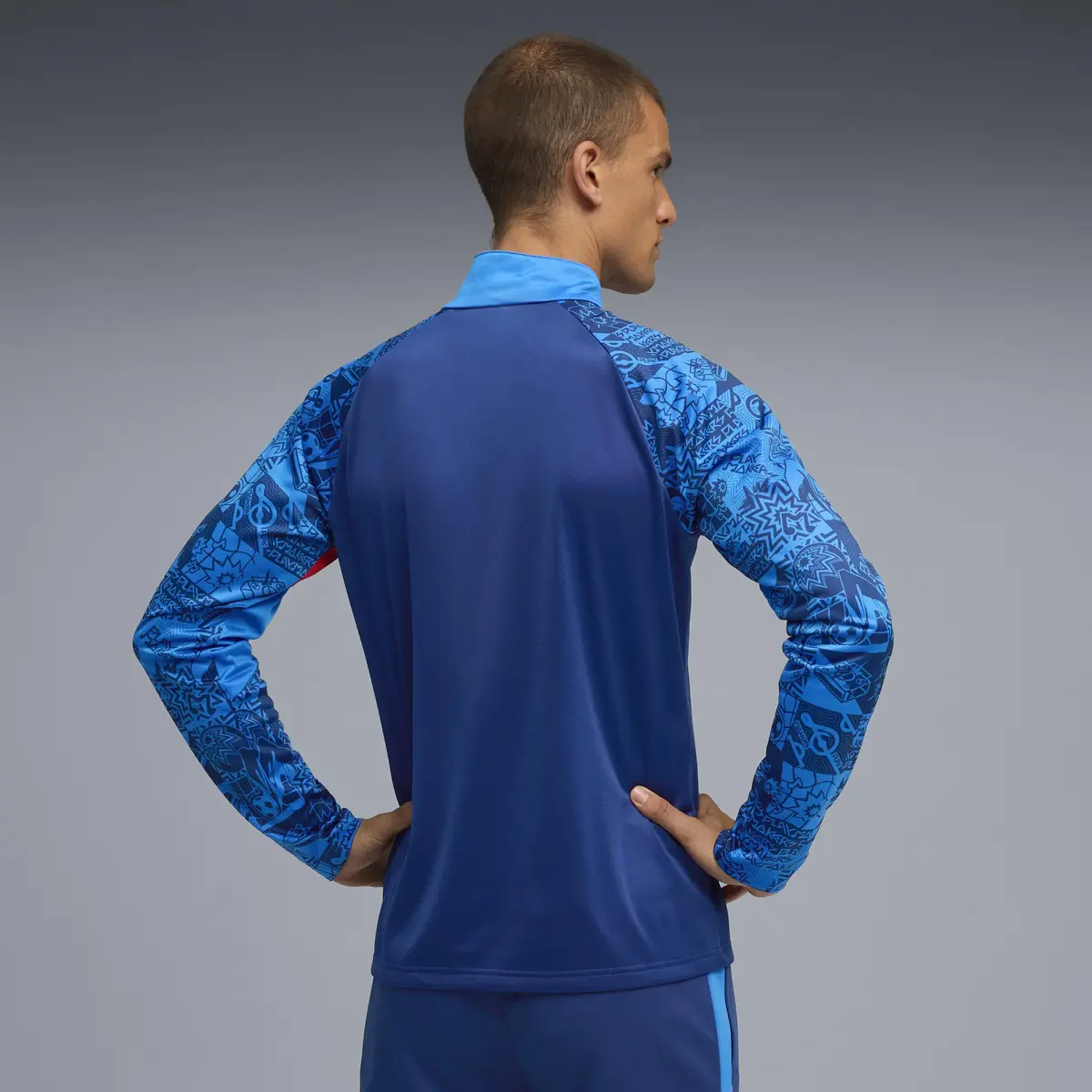 Puma Neymar JR Playmaker1/4 zip Mavi Erkek Ceket