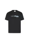 Calvin Klein SS 20S EU CALVIN CUR Siyah Erkek Tişört