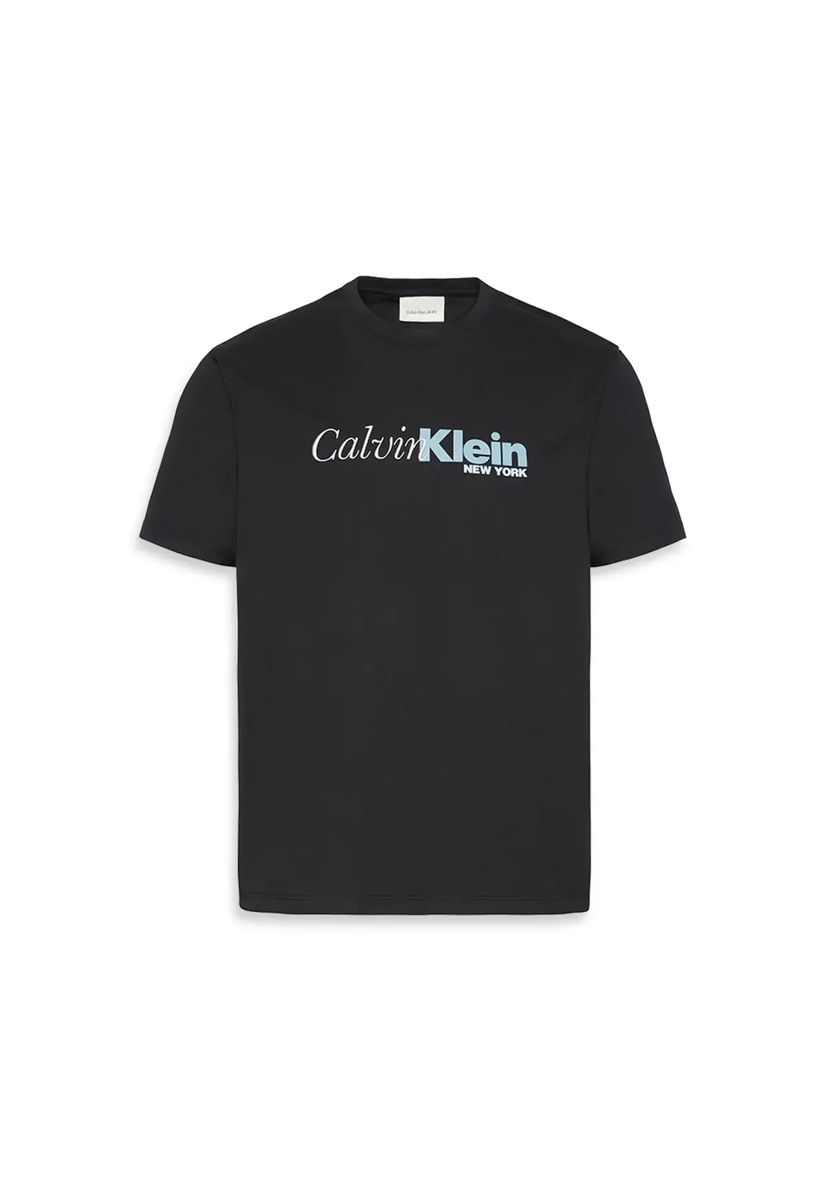 Calvin Klein SS 20S EU CALVIN CUR Siyah Erkek Tişört