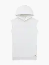 Calvin Klein INST SILVER LOGO HOO Kadın Beyaz Elbise