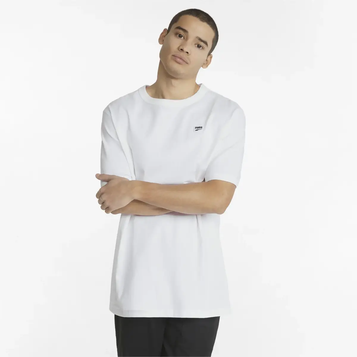 Puma Downtown Tee Puma White Beyaz Erkek T-Shirt