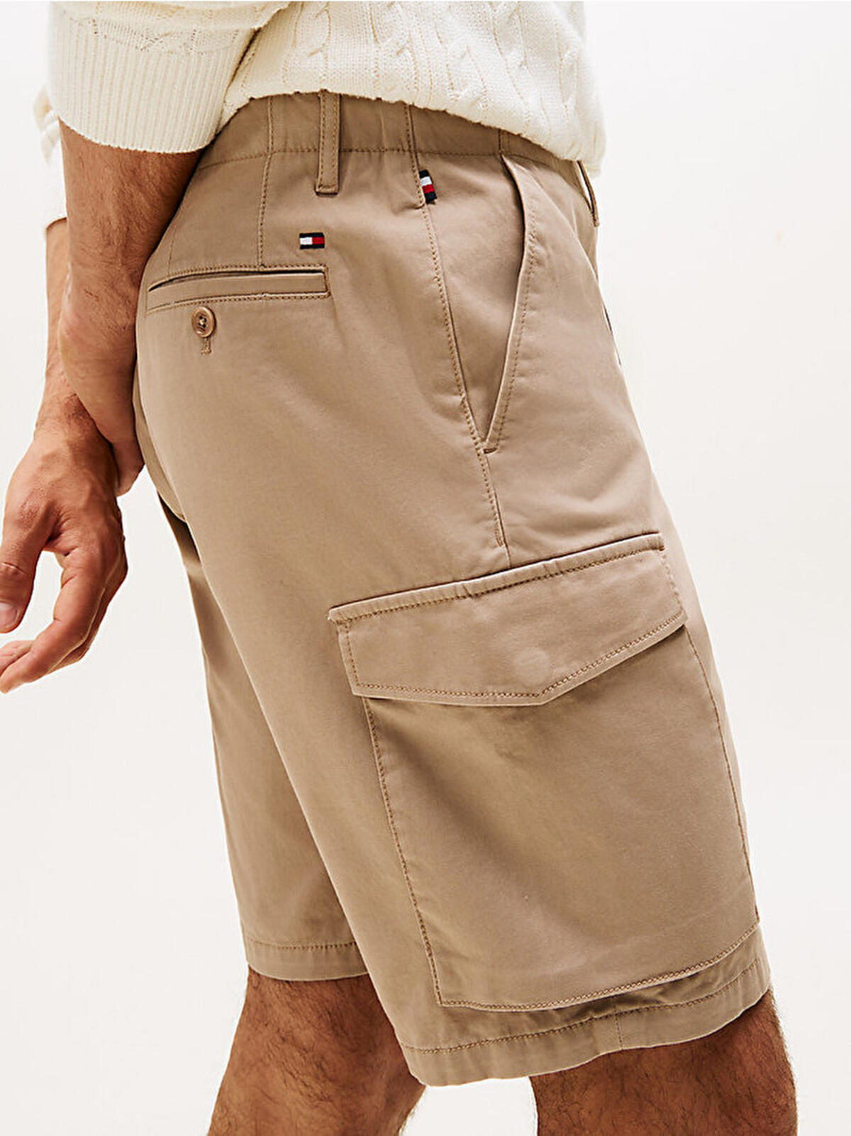 Tommy Hilfiger HARLEM CARGO 1985, L9F Bej Erkek Şort