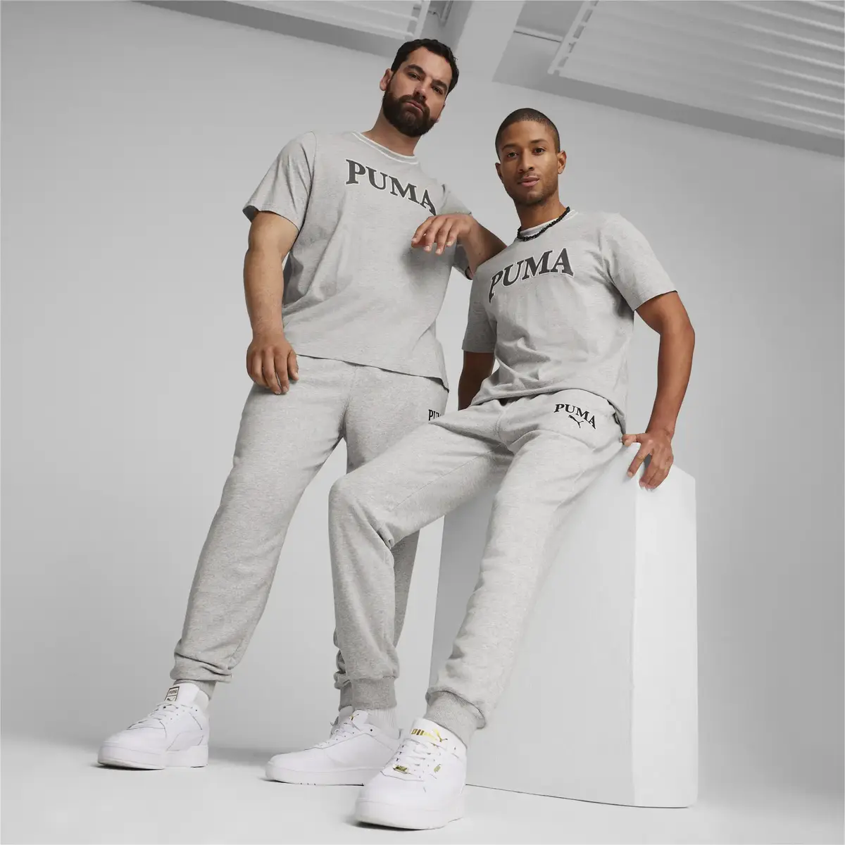 Puma SQUAD Sweatpants TR cl Açık Gri Erkek Eşofman Altı