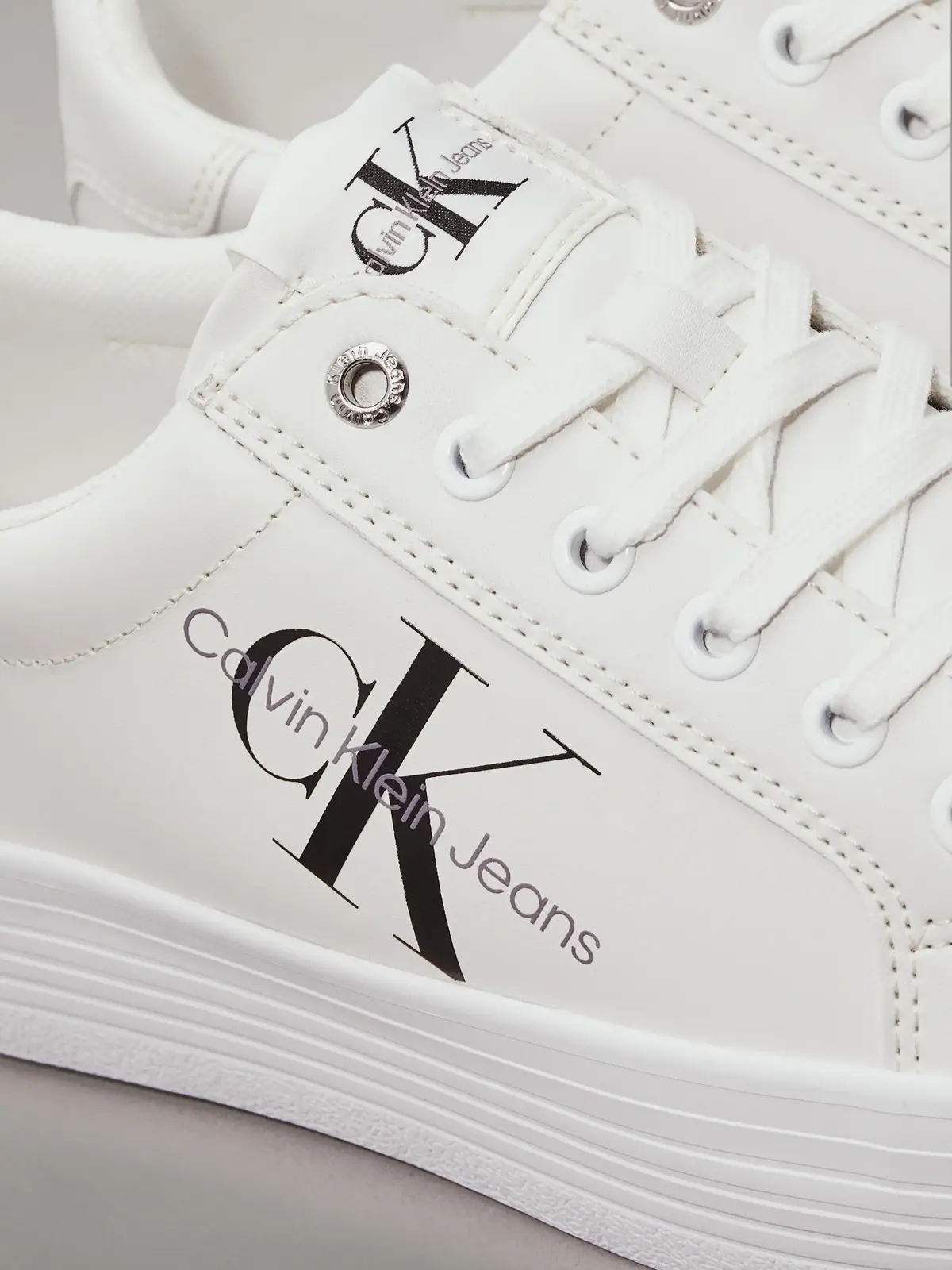 Calvin Klein Beyaz Kadın Spor Ayakkabı & Sneaker