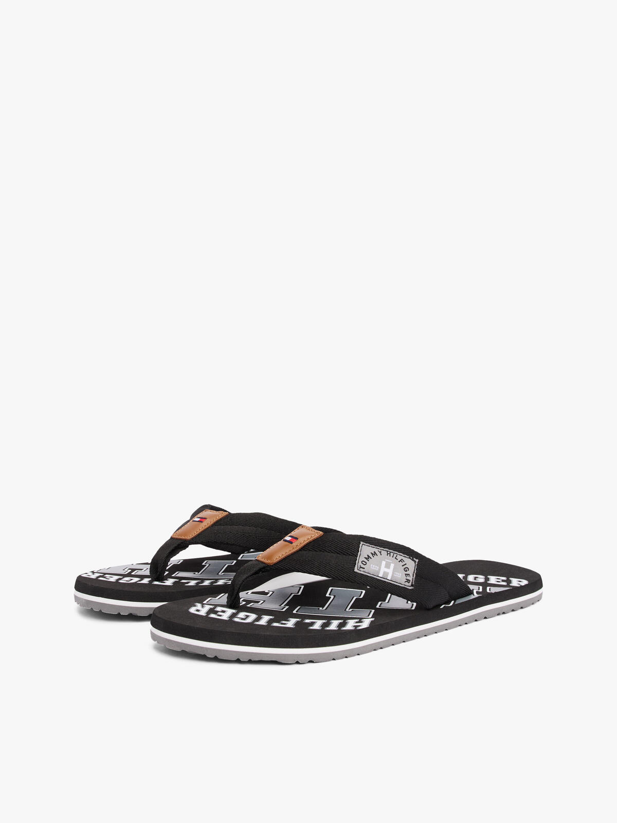 Tommy Hilfiger ESSENTIAL TH BEACH S Erkek Siyah Terlik