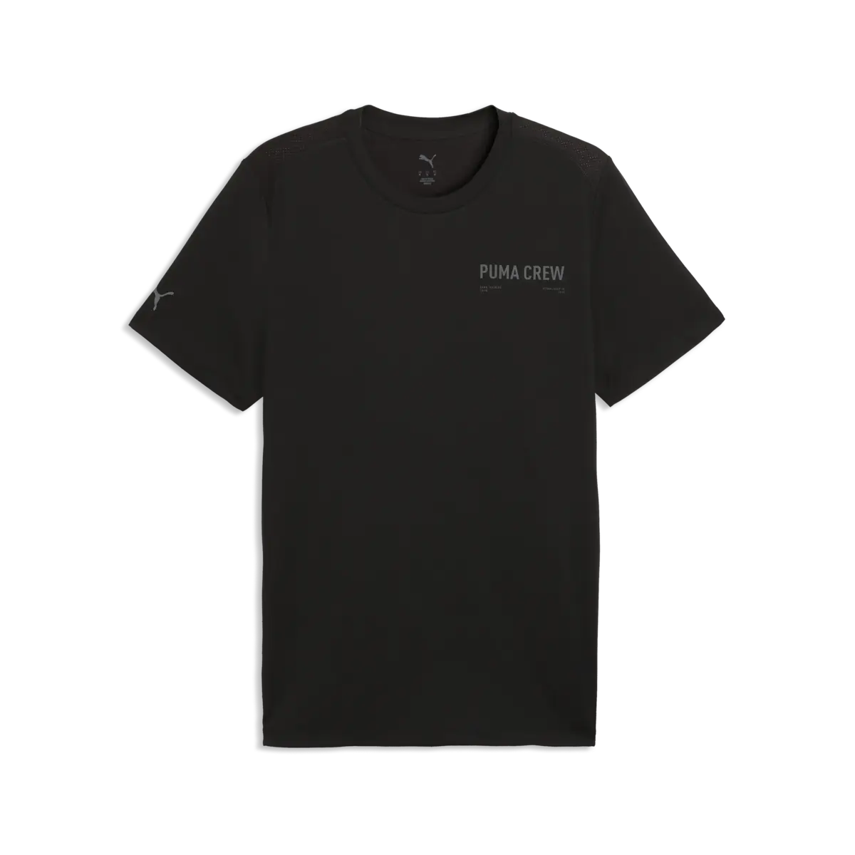 Puma M CLOUDSPUN BRANDED TEE Siyah Erkek T-Shirt