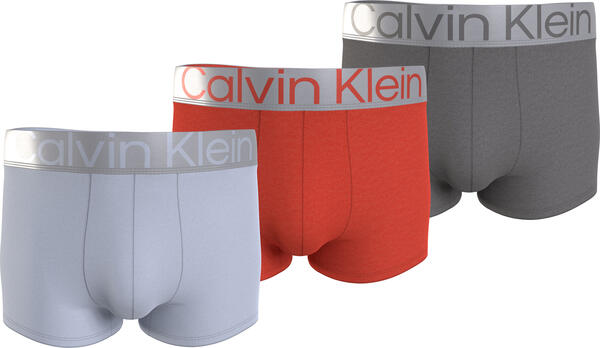 Calvin Klein TRUNK 3PK Erkek Gri Boxer Set