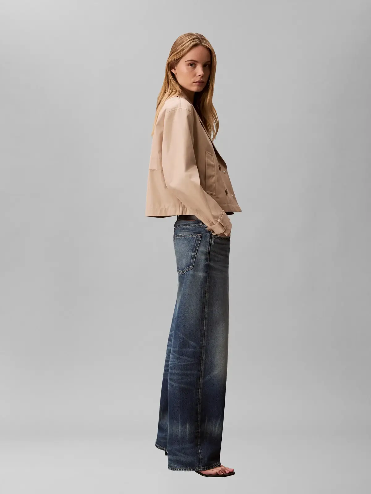 SHORT COTTON TRENCH, PF0