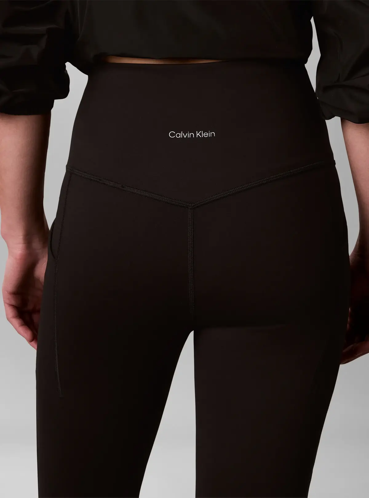 Calvin Klein SOFT SPORT 1.5 7/8 T, UB1 Siyah Kadın Tayt