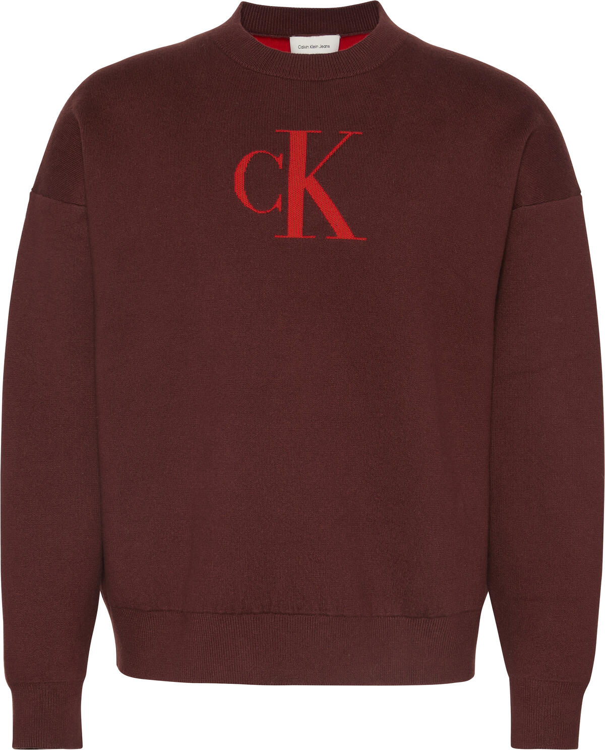 Calvin Klein LS CTTN CASHMERE 3D LOGO CRWNK S Kırmızı Erkek Sweatshirt Calvin Klein LS CTTN CASHMERE 3D LOGO CRWNK S Kırmızı Erkek Sweatshirt