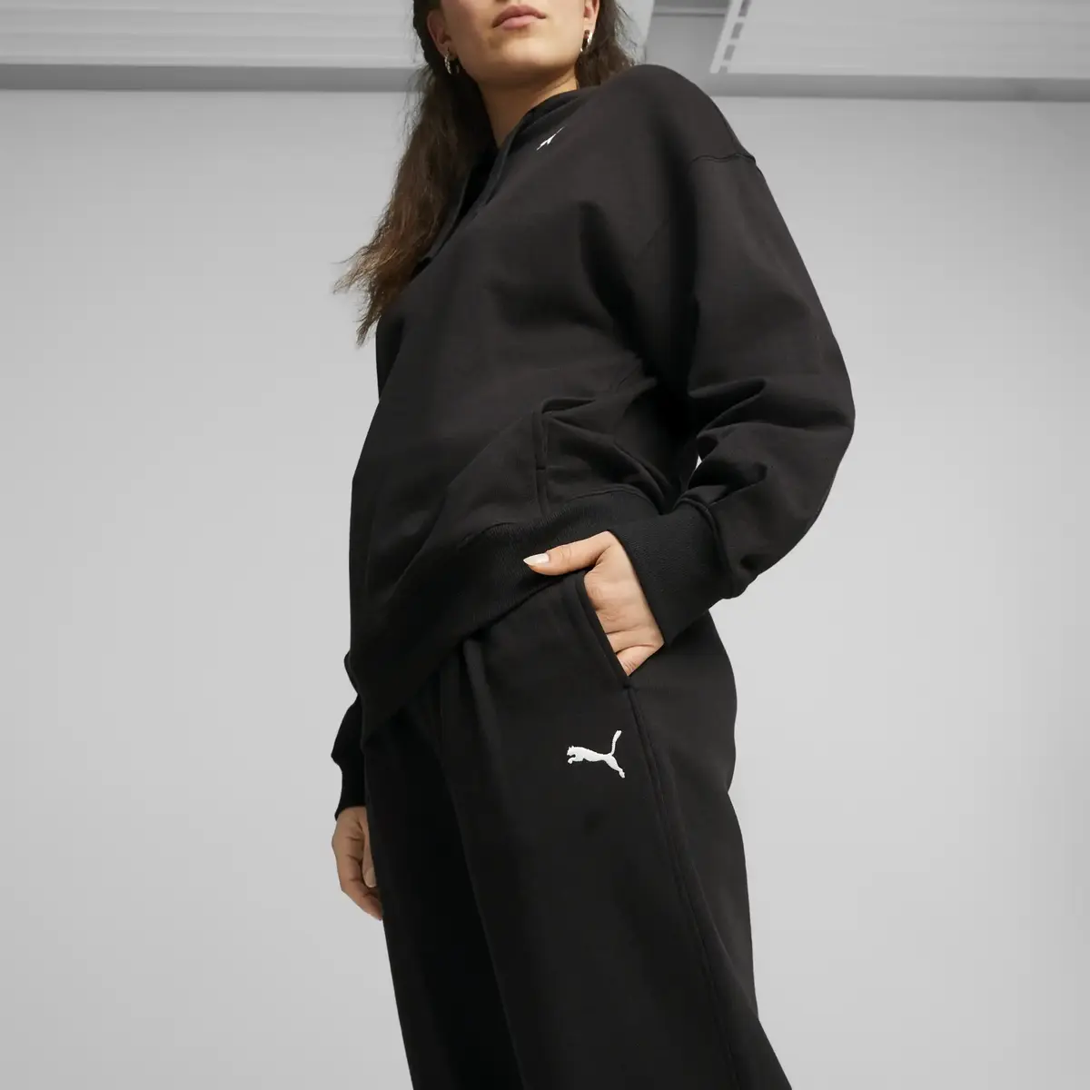 Puma HER High-Waist Pants TR Siyah Kadın Eşofman Altı