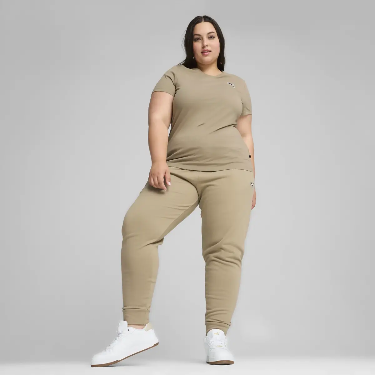 Puma BETTER ESSENTIALS Tee Bej Kadın T-Shirt & Polo