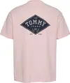 Tommy Hilfiger TJM RLX VARSITY GRAP, TH3 Pembe Erkek T-Shirt & Polo