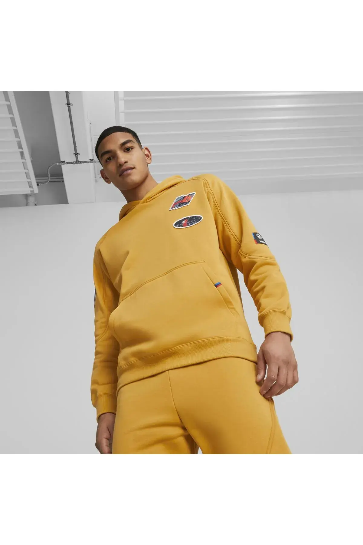 Puma BMW MMS Statement Hoodie Turuncu Erkek Hoodie