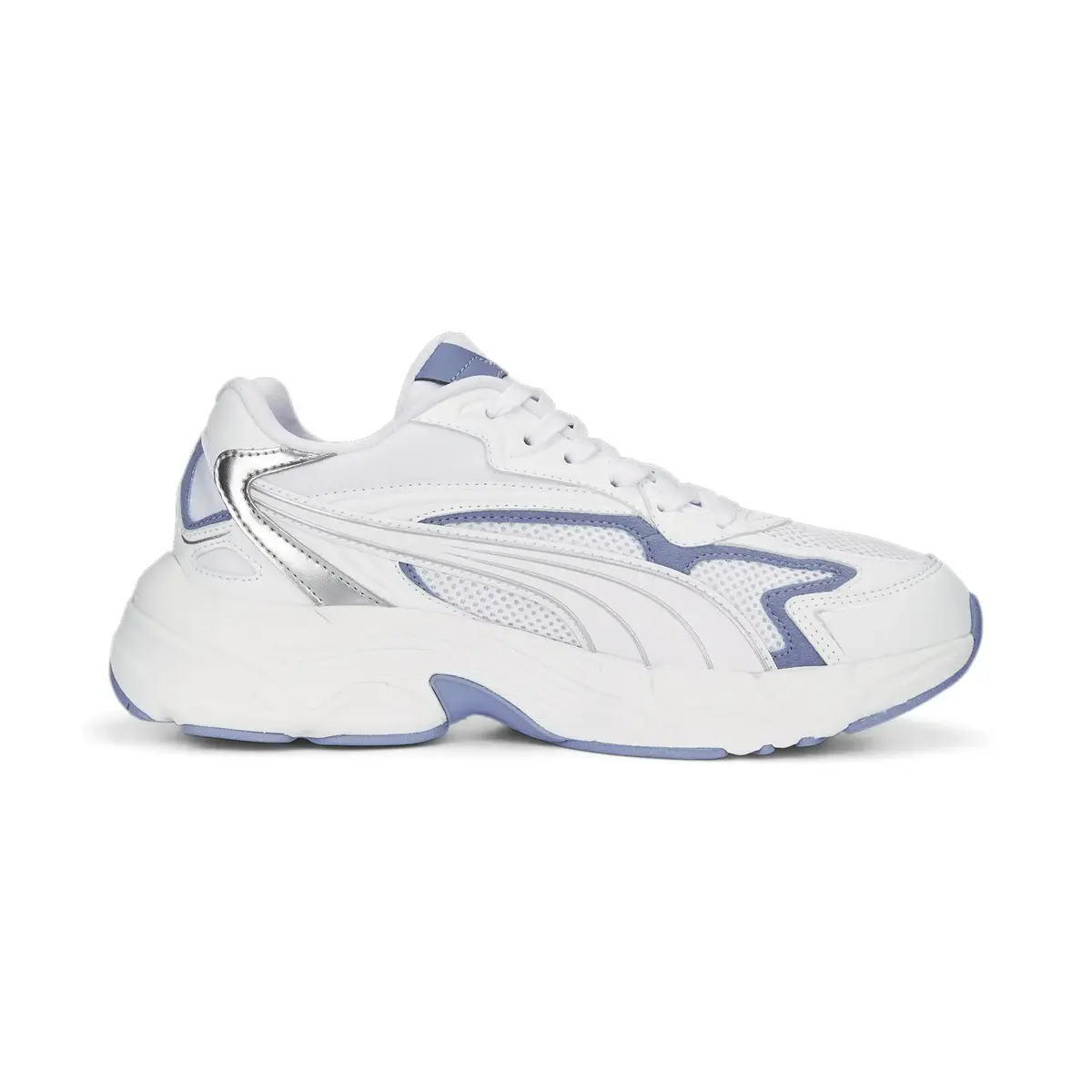 Puma Teveris NITRO Metallic Wn Beyaz Kadın Günlük Spor Ayakkabı