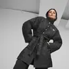 PUMA LUXE SPORT T7 AOP Robe Coat Siyah Kadın Mont