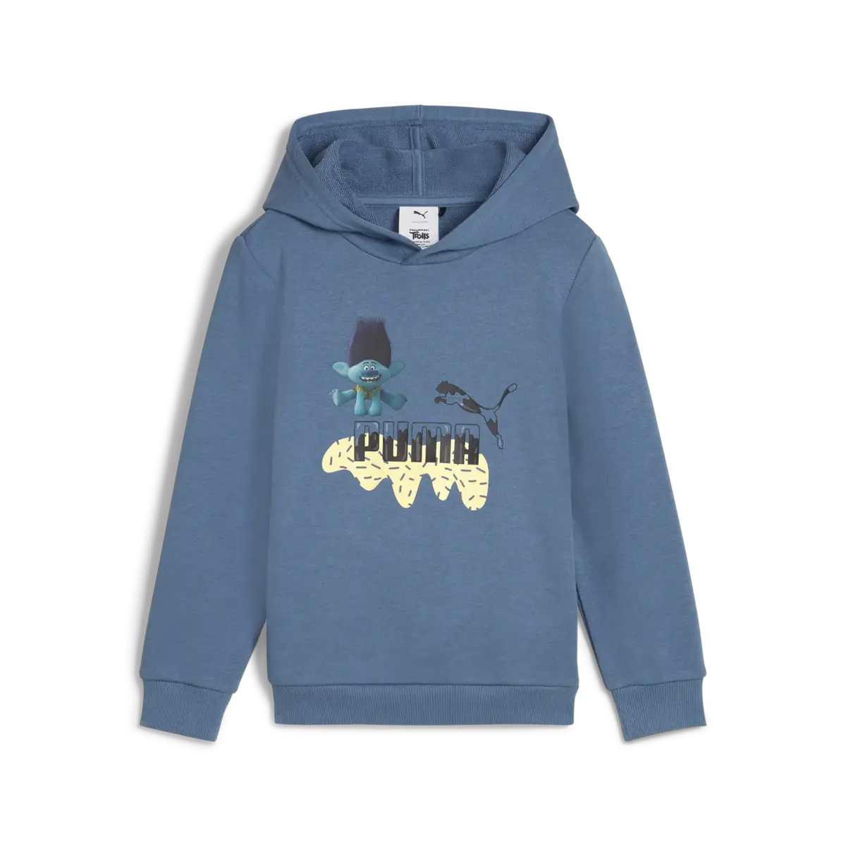 Puma X TROLLS Hoodie Mavi Erkek Çocuk Hoodie
