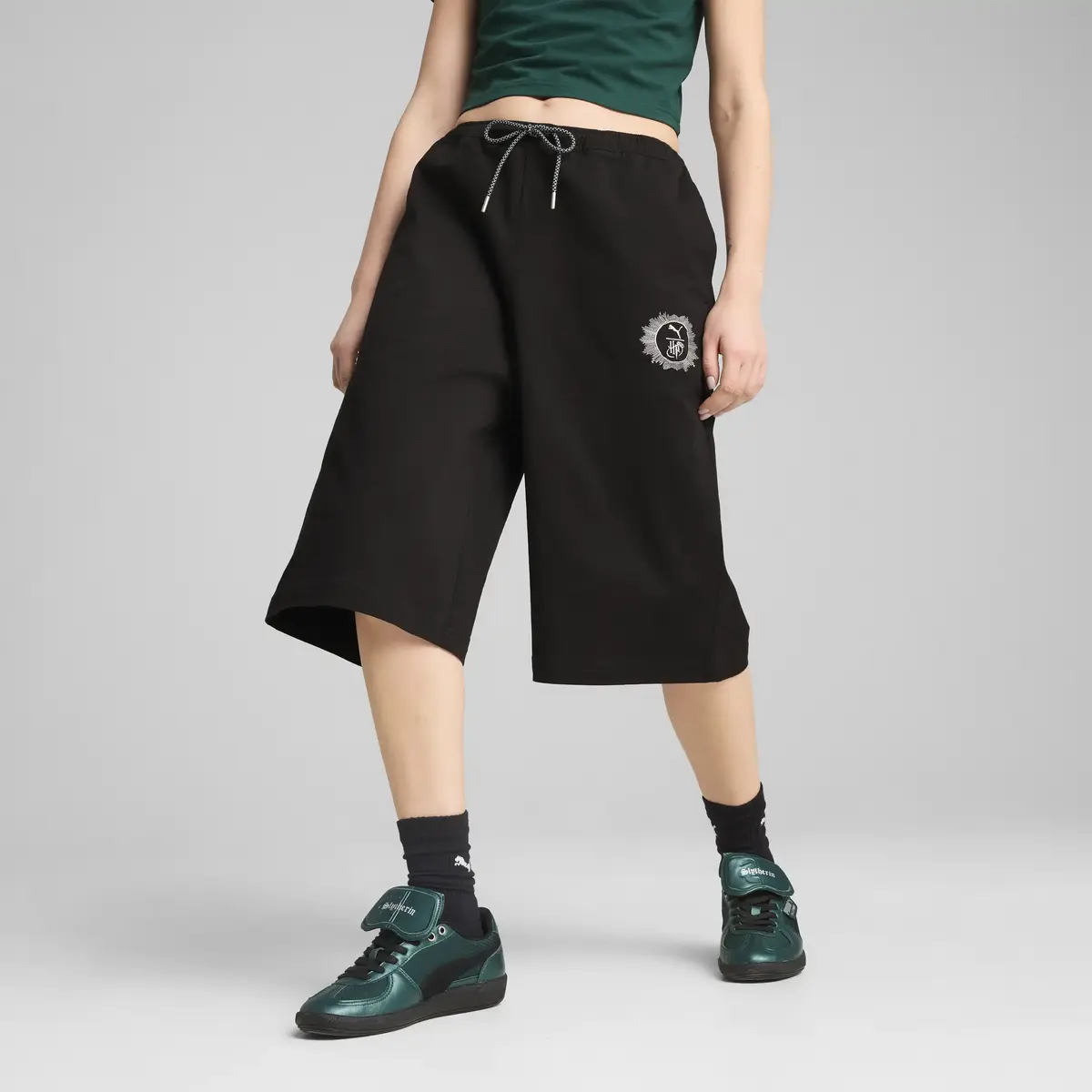 Puma X HARRY POTTER Jorts Siyah Kadın Şort