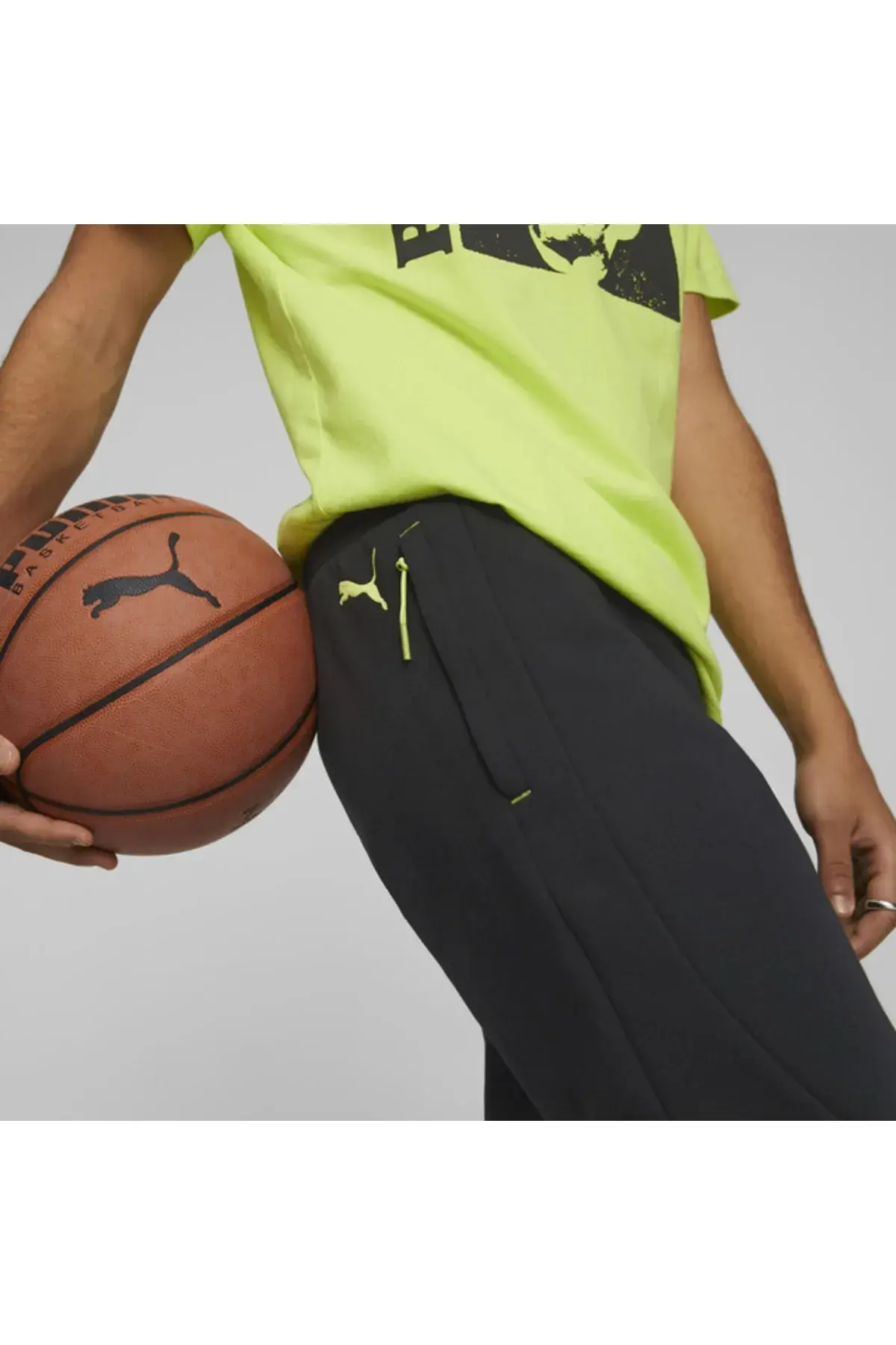 Puma Dime Pant Siyah Erkek Basketbol Eşofman Altı