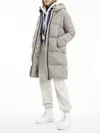 Calvin Klein CK MW DOWN LONG PUFF Kadın Bej Şişme Mont