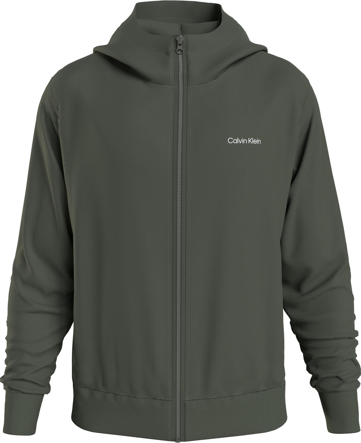 Calvin Klein MICRO LOGO REPREVE H Erkek Yeşil Hoodie