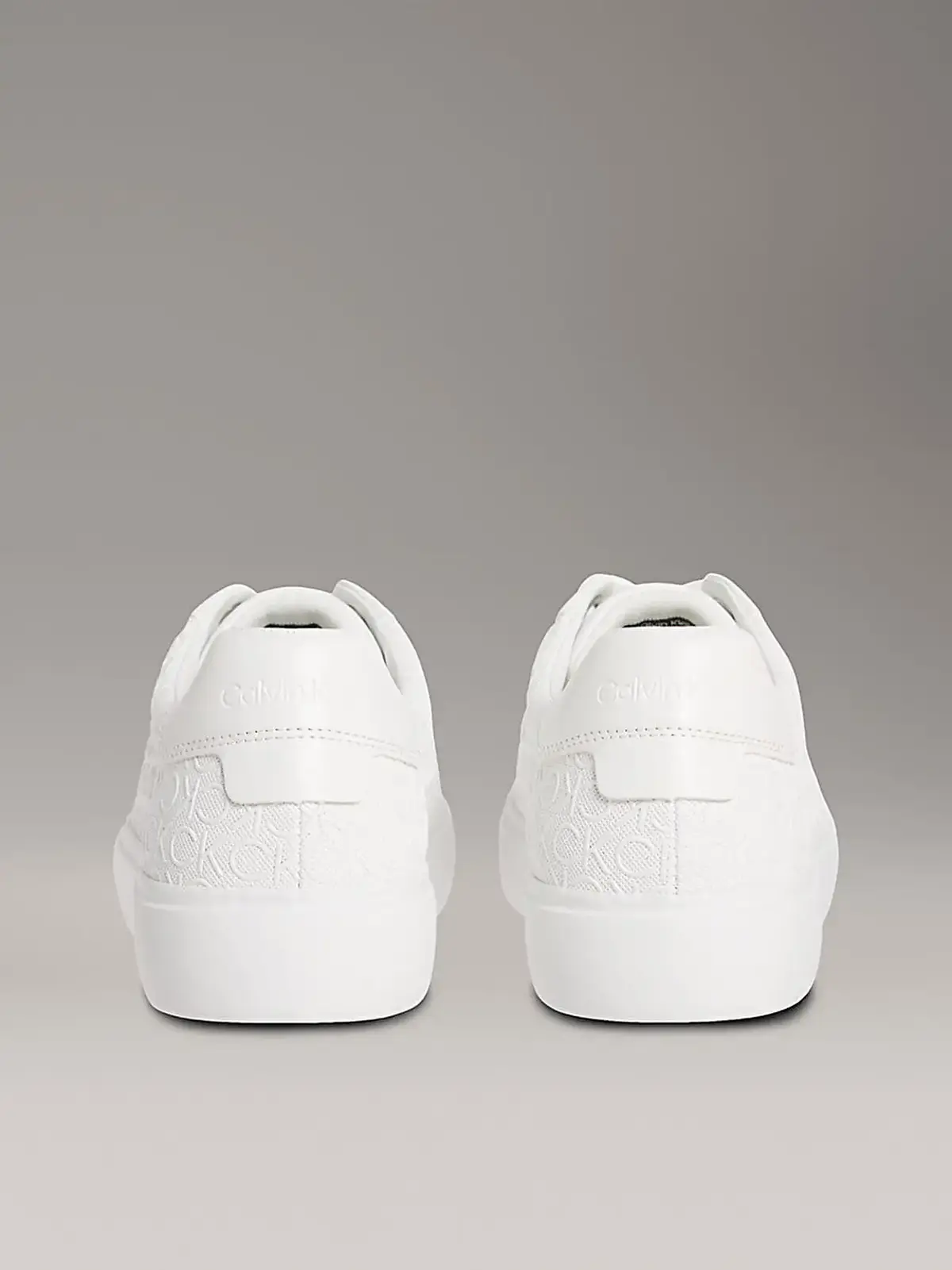 Calvin Klein VULC LACE UP MONO PU Beyaz Kadın Günlük Spor Ayakkabı