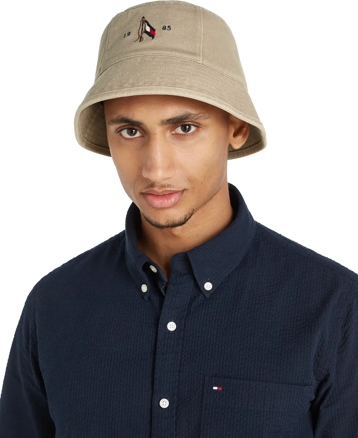 Tommy Hilfiger SEASONAL FLAG WASH B, RBT Bej Erkek Şapka